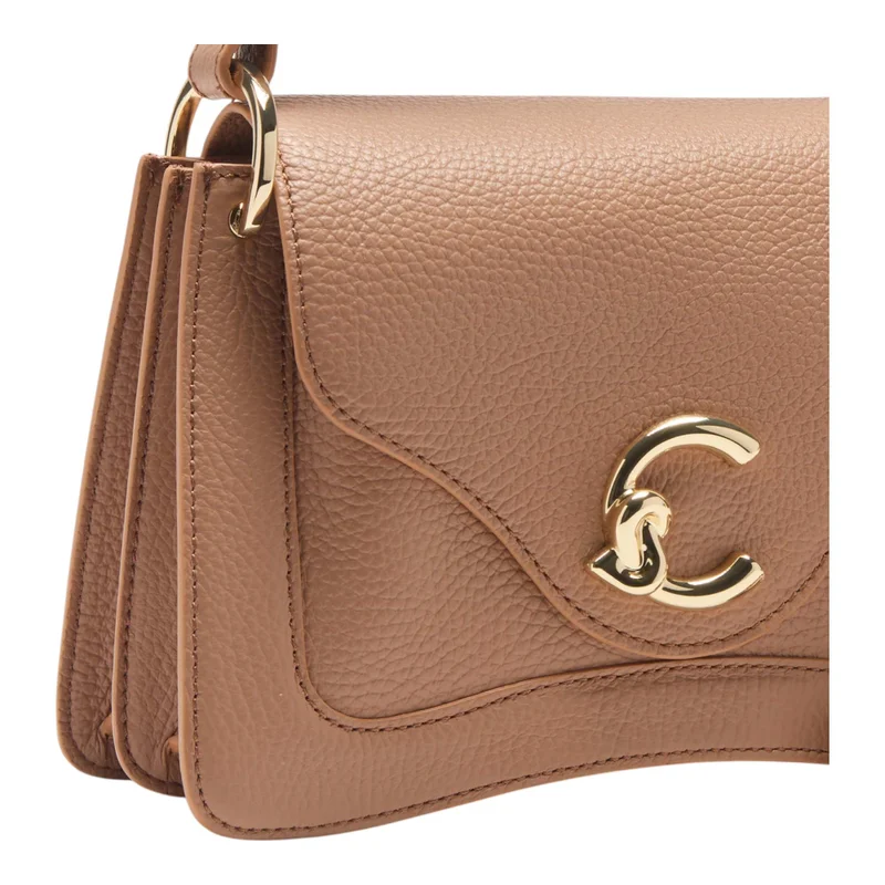 COCCINELLE Brown C-Me Top Handle Bag Small for Women | Best Price UAE